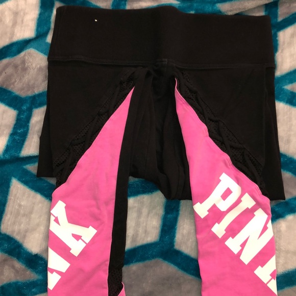 VS Pink Workout Leggings 💓 - Picture 4 of 5